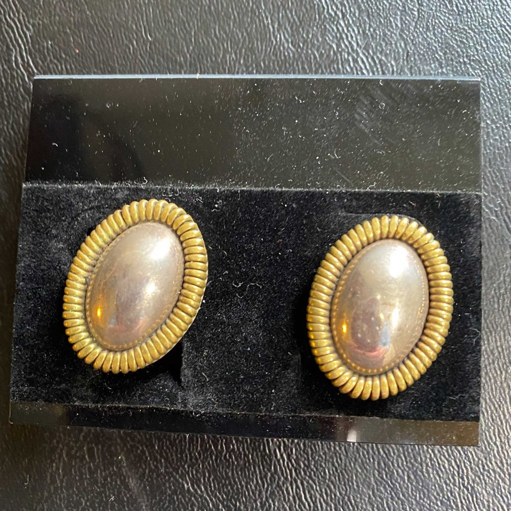 Handmade Mexico 925 Silver Clip Earings